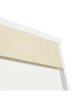 Wandregal 'Wood' horizontal 5x2 weiß