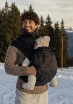 Wetter-Cover für Babytrage Black