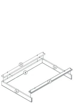 Wickelaufsatz XL für Kommode 'Tsugi' Butter