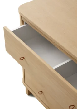 (Wickel-)Kommode 'Wood' 3 Schubladen Eiche