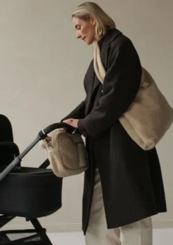 Wickeltasche 'Teddy Diaper Bag' Ecru