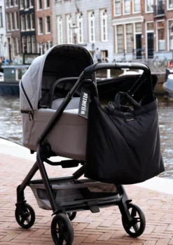 Wickeltasche Black