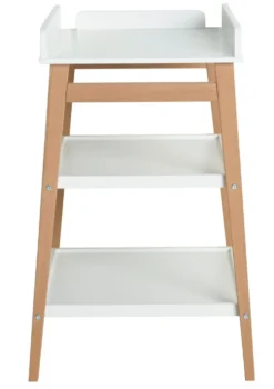 Wickeltisch 'Hip' white natural