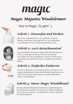 Windeleimer 'Majestic' Weiß