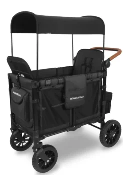 W2 Luxe Kinderwagen 2-Sitzer Volcano Black
