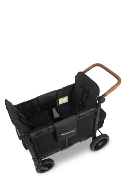 W2 Luxe Kinderwagen 2-Sitzer Volcano Black