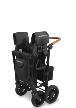 W2 Luxe Kinderwagen 2-Sitzer Volcano Black