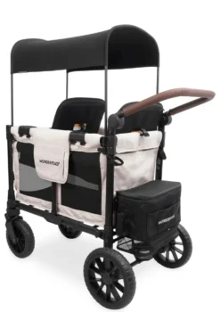 W2 Luxe Pro Kinderwagen 2-Sitzer Sandy Beige