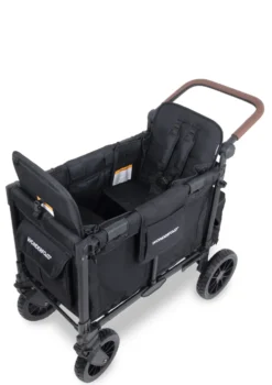 W2 Luxe Pro Kinderwagen 2-Sitzer Jet Black