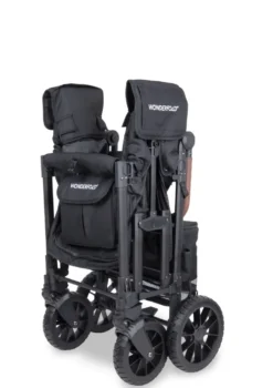 W2 Luxe Pro Kinderwagen 2-Sitzer Jet Black