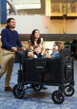 W4 Luxe Pro Kinderwagen 4-Sitzer Sandy Beige