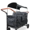 W6 Luxe Pro Kinderwagen 6-Sitzer Jet Black