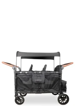 W6 Luxe Pro Kinderwagen 6-Sitzer Jet Black