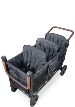 W6 Luxe Pro Kinderwagen 6-Sitzer Jet Black