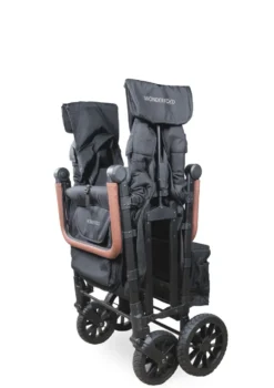 W6 Luxe Pro Kinderwagen 6-Sitzer Jet Black
