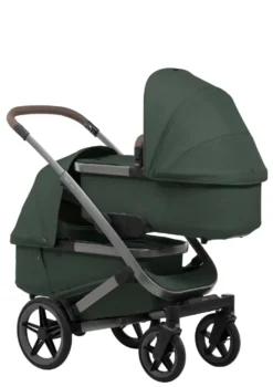 Zwillings-Kinderwagen-Set 'Geo5 Twin' Forest Green