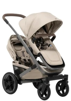 Zwillings-Kinderwagen-Set 'Geo5 Twin' Sandy Taupe