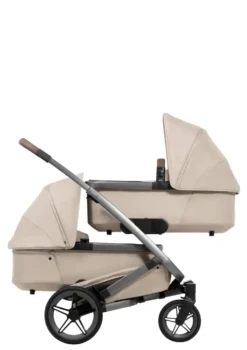 Zwillings-Kinderwagen-Set 'Geo5 Twin' Sandy Taupe