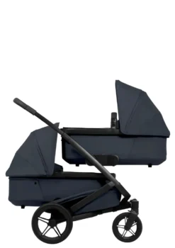 Zwillings-Kinderwagen-Set 'Geo5 Twin' Dark Navy Blue