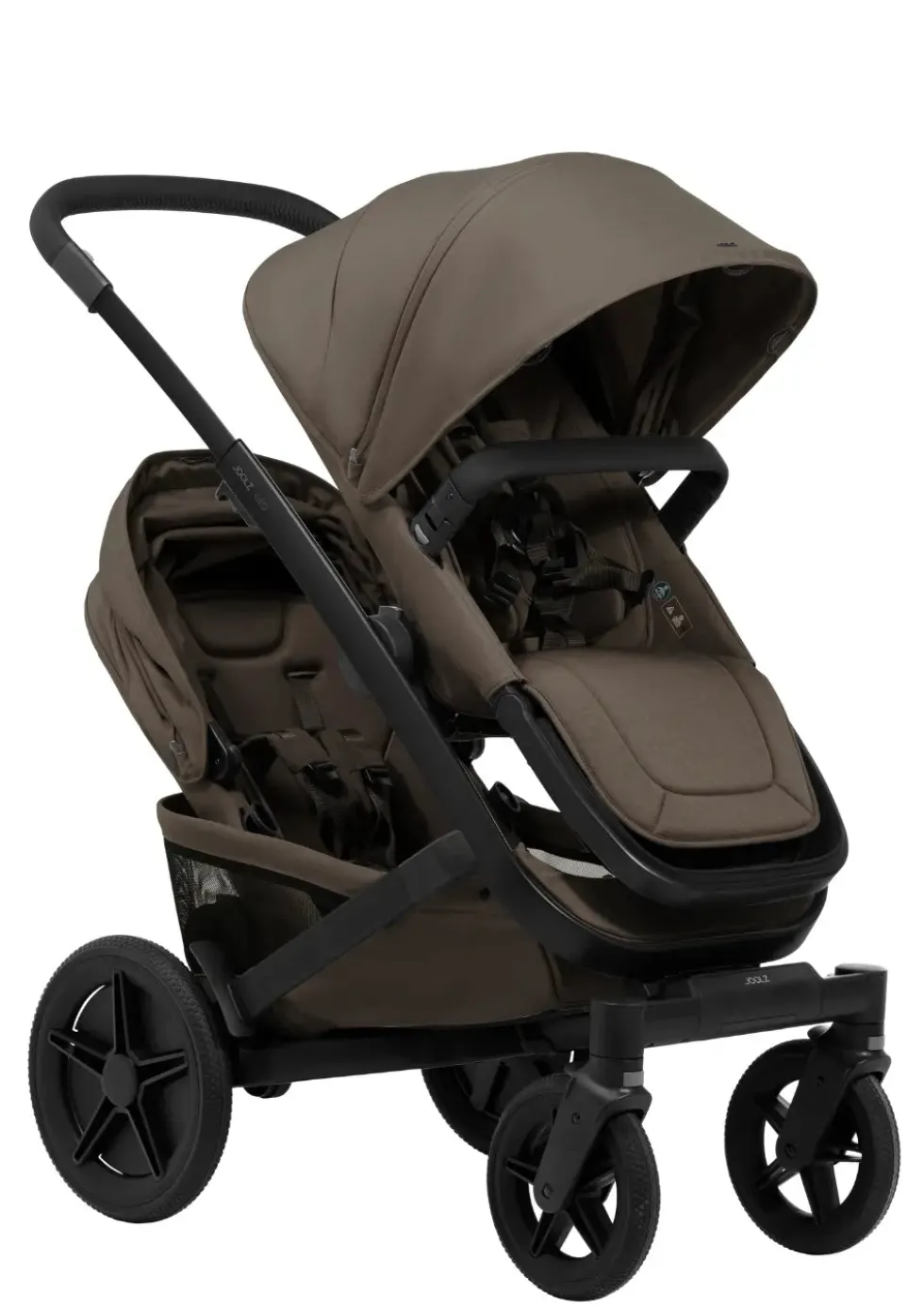 Zwillings-Kinderwagen-Set 'Geo5 Twin' Hazel Brown