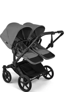 Zwillingswagen-Set 'Donkey 6 Twin' Moon Grey